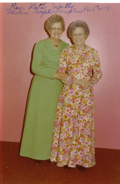 Rev. Neta Watt & Lillian Jensen